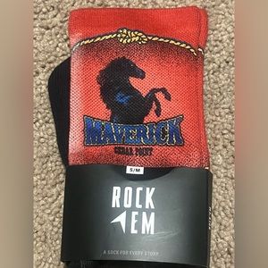 NWT ROCK EM Mavericks Socks S/M